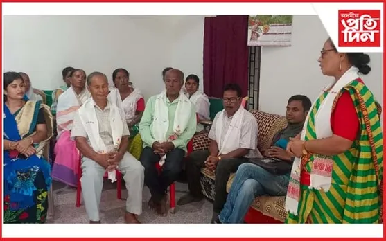 কাজিৰঙাৰ ম’হপৰা শিপিনী গাঁৱত মুকলি হস্ত-তাঁত বস্ত্ৰৰ বিপণী কাজি-ৰঙাই হাট মুকলি