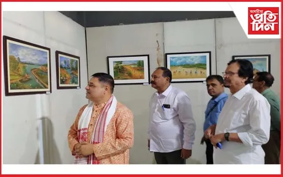 তেজপুৰত অভিনেতা অৰুণ নাথৰ চিত্ৰ শিল্পৰ প্ৰদৰ্শনী