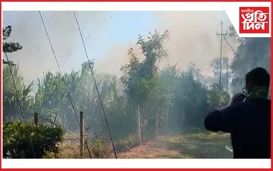 বিশ্বনাথৰ নীলপুৰ চাহ বাগিছাৰ গুৱাটীমলা খেতিত ভয়ংকৰ অগ্নিকাণ্ড