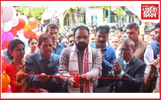 শিলঘাট কন্যকাশ্ৰম কনিষ্ঠ মহাবিদ্যালয়ৰ নৱনিৰ্মিত গৃহৰ শুভাৰম্ভ 