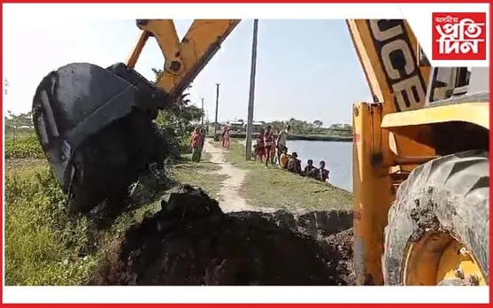 বটদ্ৰৱাৰ চৰকাৰী ভূমিত পুনৰ চলিল বুলড'জাৰ