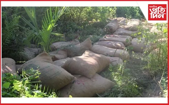 জলপথেৰে  সৰবৰাহৰ সময়তে কাছাৰত ৫০০ বস্তা বাৰ্মিজ চুপাৰী জব্দ