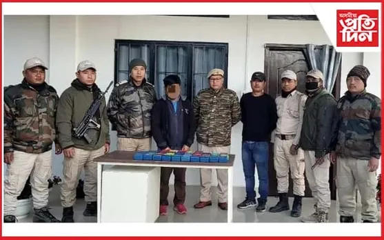 মণিপুৰত KYKL উগ্ৰপন্থীৰ পৰা পিষ্টল,গুলি আৰু নগদ ধন জব্দ