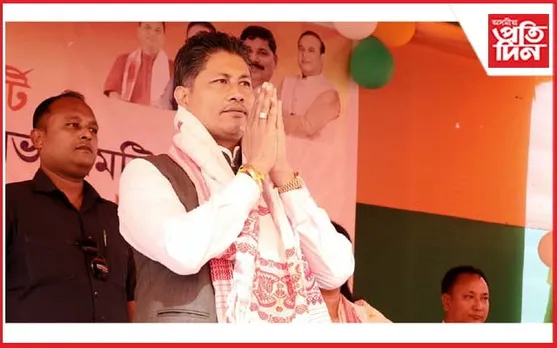 টংলাৰ বিশাল জন জাগৰণ সভাত মন্ত্ৰী পীযুষ হাজৰীকা  