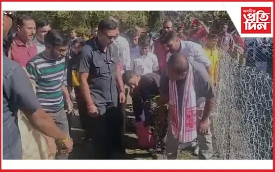 বিধায়ক পদ্ম হাজৰিকাৰ দিকৰাইত বিদ্যালয়ৰ আধাৰশিলা স্থাপন আৰু বিনামূলীয়া চাইকেল বিতৰণ... 