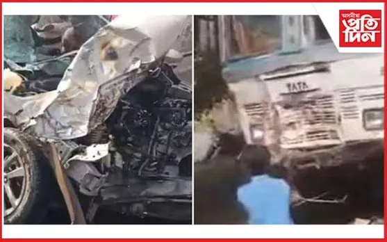 শোকাৱহ পথ দুৰ্ঘটনাত নৱ বিবাহিত দম্পত্তিসহ ৫ জনৰ কৰুণ মৃত্যু...