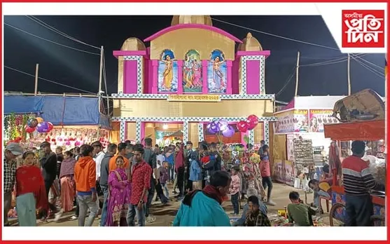 বিলাসীপাৰা ৰাস মহোৎসৱত ভক্তৰ ভিৰ