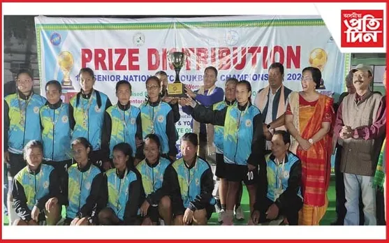 ১৪ সংখ্যক ৰাষ্ট্ৰীয় ছ’কবল প্ৰতিযোগিতাত ছোৱালী শাখাত চেম্পিয়ন অসম দল