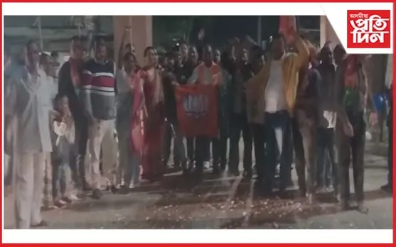 কামপুৰ আৰু কচুৱাত বিজেপি কৰ্মীৰ বিজয় উৎসৱ উদযাপন