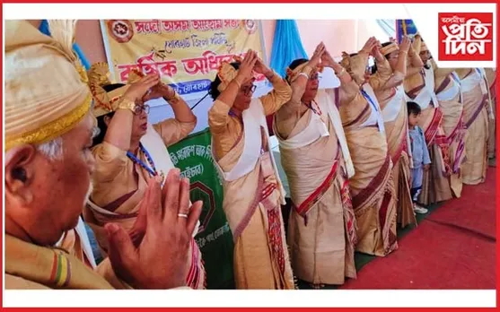 যোৰহাট জিলা আহোম সভাৰ বাৰ্ষিক অধিৱেশন সম্পন্ন