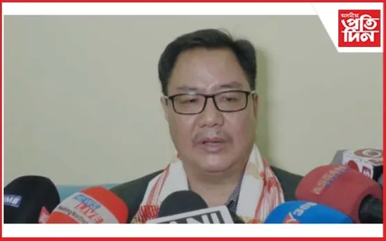 হিমন্ত বিশ্ব শৰ্মাৰ ভাৱমূৰ্তি নষ্ট কৰিবলৈ চাকমা, হাজংক অসমত সংস্থাপিত কৰাৰ ভুৱা প্ৰচাৰ চলাইছে- কিৰেণ ৰিজিজু