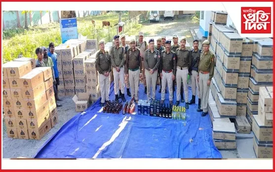 হেলেমত ৪০ লক্ষাধিক টকাৰ অৰুণাচলী সুৰা জব্দ, দুজনক গ্ৰেপ্তাৰ