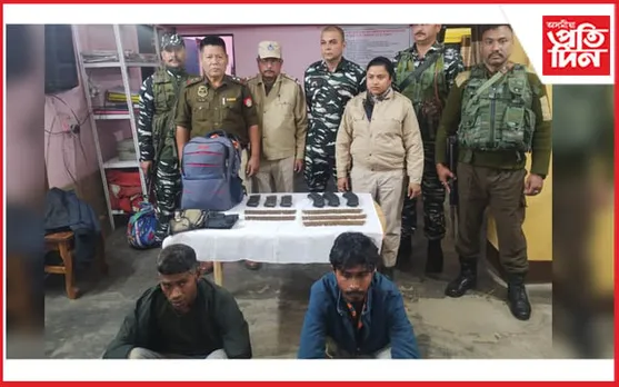 খটখটিৰ আৰক্ষীৰ নাকা তালাচীত বৃহৎ পৰিমাণৰ মাৰণাস্ত্ৰৰ সক্ৰীয় গুলী উদ্ধাৰ...