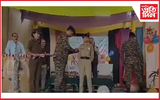 তেজপুৰত ৭৩ নং ৰাষ্ট্ৰীয় শিক্ষাৰ্থী বাহিনীৰ ৰেংক চেৰেমনি সম্পন্ন