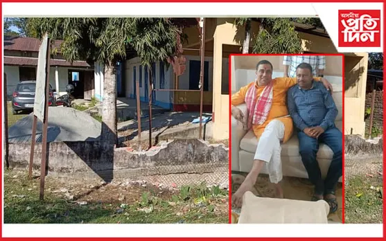 মন্ত্ৰীৰ সমষ্টিতে পঞ্চায়তৰ গৃহ, দেৱাল নিৰ্মাণত সভাপতিৰ অবাধ দুৰ্নীতি...