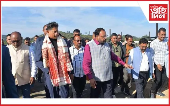 কলিয়াবৰৰ হাতীমূৰাত পীযুষ হাজৰিকাঃ তিনি বছৰে সম্পূৰ্ণ ন’হল ১৩৫ কোটি টকীয়া আঁচনি...