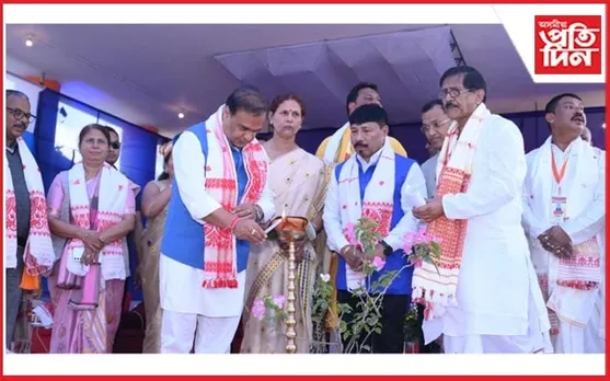 গোলাঘাট গ্ৰন্থমেলা আৰু সাহিত্য উৎসৱত মুখ্যমন্ত্ৰী ড০ হিমন্ত বিশ্ব শৰ্মা...