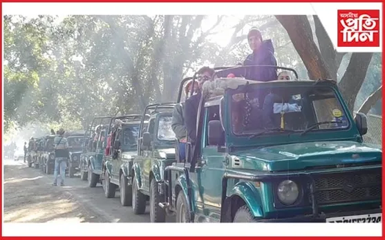 কাজিৰঙাত পৰ্যটকৰ মাজত হাহাকাৰ...