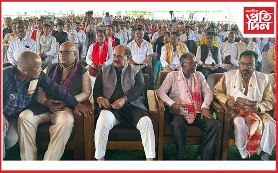 সোণাৰিত আয়োজিত চুকাফা দিৱসত উপস্থিত জয়ন্ত বৰুৱা : যুৱ ছাত্ৰ পৰিষদে প্ৰদান কৰিব চুকাফা সমন্বয় সাংস্কৃতিক বঁটা