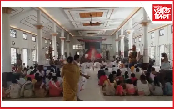 নৱবৰ্ষৰ প্ৰথম পুৱা সুখ শান্তি আৰু সমৃদ্ধি কামনা কৰি বটদ্ৰৱা থানত ৰাইজৰ ভিৰ...