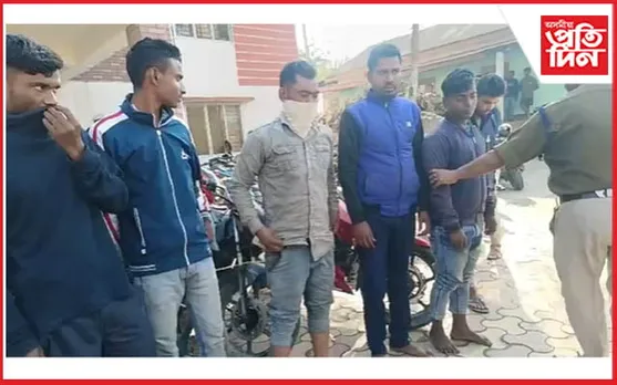 কামৰূপ জিলা আৰক্ষীৰ অভিযানত ৭ টা বাইক চোৰ আটকঃ ১২ খন বাইক উদ্ধাৰ