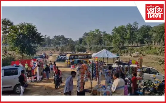 নৱৰ্বষৰ পহিলা দিনটোত লোকে লোকাৰণ্য টেঙাপানী বনভোজস্থলী...