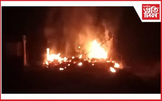 কামপুৰৰ পলশাৰ কলাইখোৱাইত দুই ফৈদৰ সংঘাতঃ জ্বলাই দিলে এজন লোকৰ বাসগৃহ