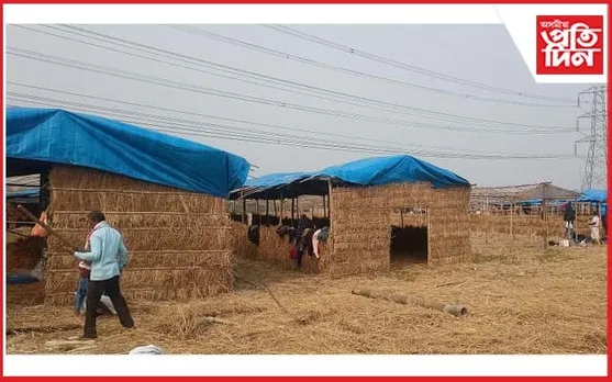 ৰঙিয়াৰ শ্ৰীমন্ত শংকৰদেৱ সংঘ অধিৱেশনৰ হাতীখলা পথাৰৰ অস্থায়ী নামঘৰত হৰিনাম ধ্বনিৰে মুখৰিত