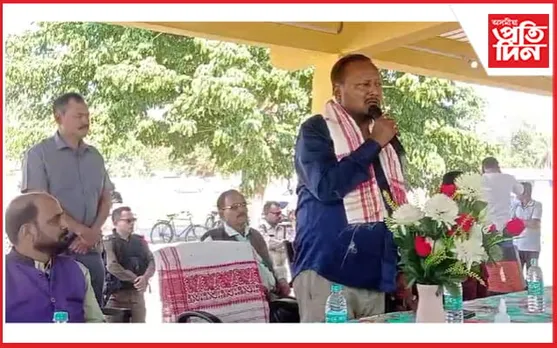 জামুগুৰিহাটৰ ভিন্ন স্থানত উন্নয়নমূলক কামৰ শুভাৰম্ভ বিধায়ক পদ্ম হাজৰিকাৰ