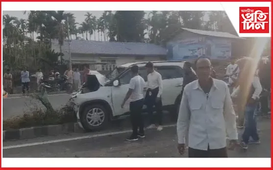 পুৰণিগুদামৰ কাষৰিগাঁৱত ভয়ংকৰ পথ দুৰ্ঘটনা..