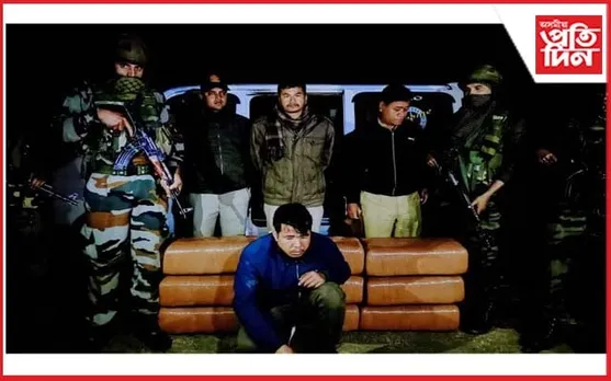 ত্ৰিপুৰাত ৭৫ .৫ লাখ টকা মূল্যৰ ১৮০ কেজি গাঞ্জা জব্দ 