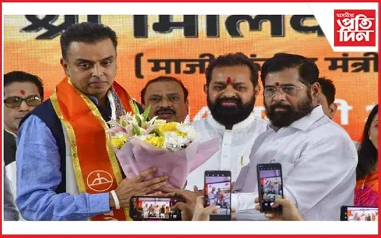কংগ্ৰেছ এৰি শিৱসেনাত যোগদান মিলিন্দ দেওৰাৰ