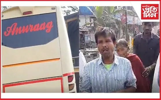 আইতাকৰ হাত এৰি দৌৰিছিল পথলৈ, বাছৰ খুন্দাত প্ৰাণ গ'ল কনমানিৰ