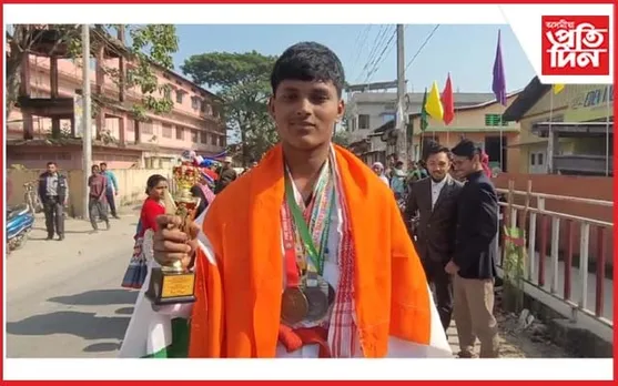 আন্তঃৰাষ্ট্ৰীয় টাইকোৱাণ্ড চেম্পিয়নশ্বিপত শ্ৰেষ্ঠ খেলুৱৈৰ খিতাপ অৰ্জন প্ৰিয়াংশু সাহাৰ
