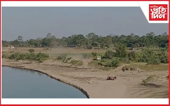 ডিব্ৰুগড়ৰ জকাই হৰেঘাট,খামটিঘাটত বালি-পলসৰ অবাধ বেহা