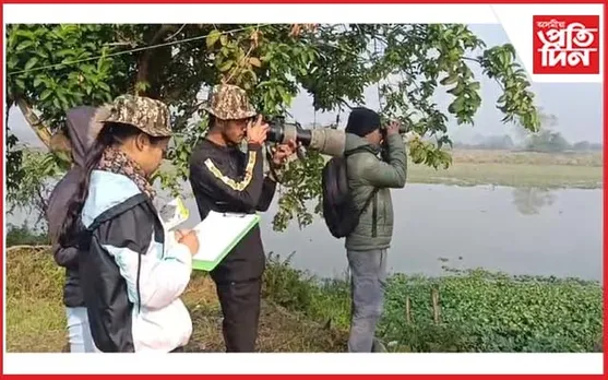 কাজিৰঙা ৰাষ্ট্ৰীয় উদ্যানত পঞ্চম কাজিৰঙা পক্ষী গণনা আৰম্ভ
