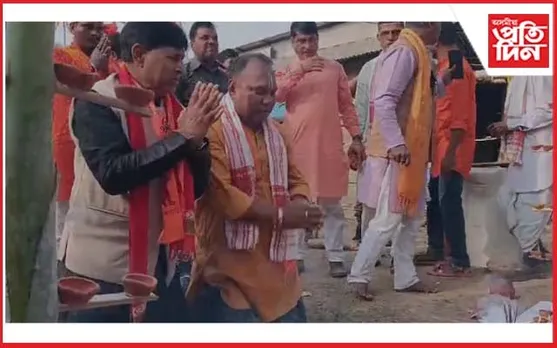 ৰাম মন্দিৰৰ প্ৰাণ প্ৰতিষ্ঠা উপলক্ষে কচুৱাত বিশাল ধৰ্মীয় শোভাযাত্ৰা