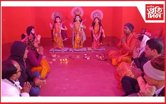 কোকৰাঝাৰৰ ৰাম মন্দিৰত ভক্তিমূলক পৰিৱেশ 