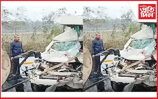 ডিব্ৰুগড়ত ভয়ংকৰ পথ দুৰ্ঘটনা, থিতাতে নিহত ১, আহত ৩ 