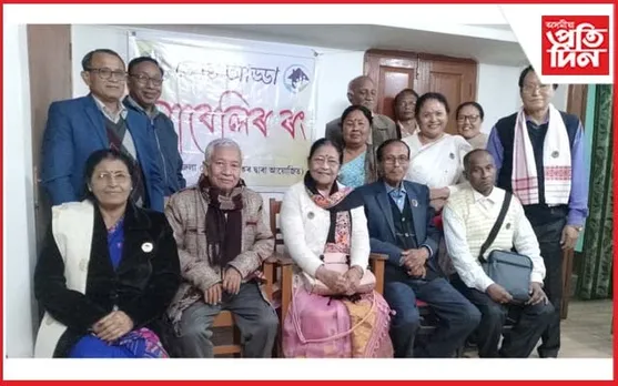 ধেমাজিত 'জ্যেষ্ঠ আড্ডা' আবেলি ৰং...