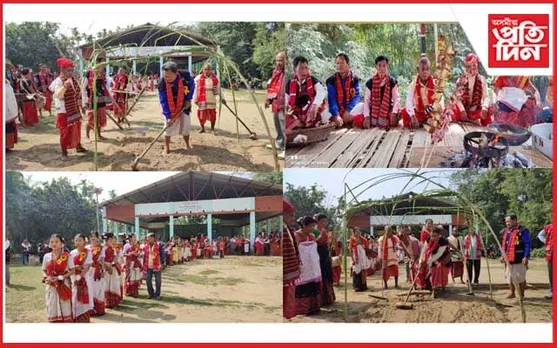 বৰহোলা বালিজান মিচিং গাঁৱত আলি আঃয়ে লৃগাং উদযাপন 
