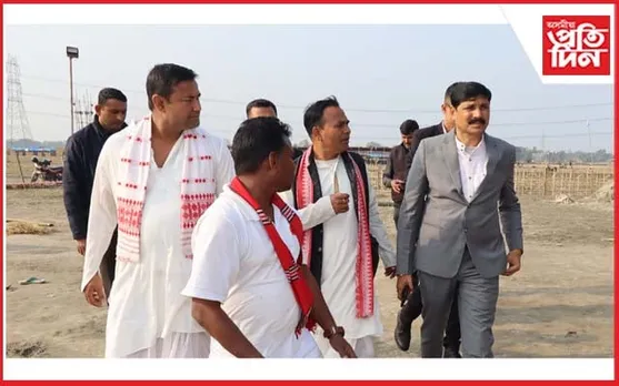 শ্ৰীমন্ত শংকৰদেৱ সংঘৰ অধিৱেশনৰ প্ৰস্তুতিৰ বুজ ল'লে বিধায়ক ভৱেশ কলিতাই