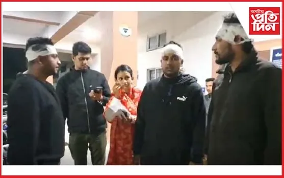 ৰাজপথত বাহন ৰখাই যাত্রীক দুৰ্বৃত্তৰ আক্রমণ
