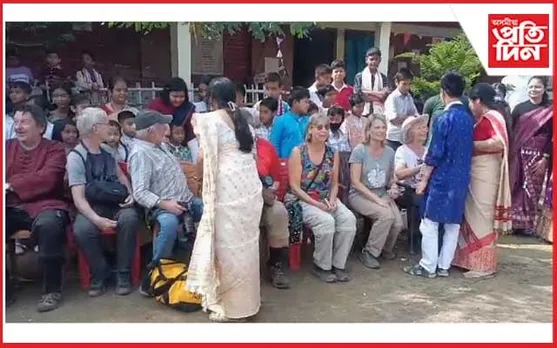 বাগদেৱী বন্দনাৰে মুখৰিত মথুৰাপুৰৰ আকাশ-বতাহ