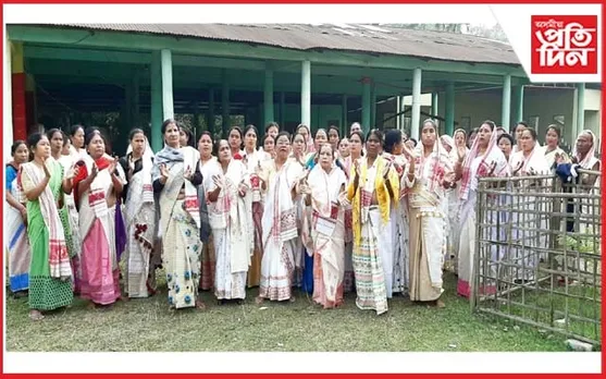 নলতলী-নাৰেংগী সংযোগী পথত অশুভ শক্তিৰ বিনাশৰ বাবে বাট নাম