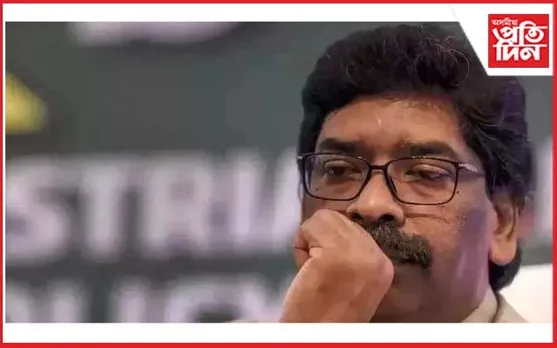 ৫দিনৰ বাবে ইডিৰ জিম্মাত প্ৰাক্তন মুখ্যমন্ত্ৰী হেমন্ত ছোৰেণ 