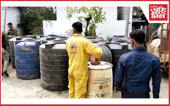লামডিঙত আৰক্ষীৰ অভিযান : তেল চুৰি কৰি থকা অৱস্থাত ৩জনক আটক