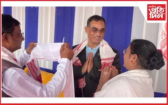 ভকত-বৈষ্ণৱৰে মত বিনিময় আপ,অসমৰ সভাপতি ভবেন চৌধুৰীৰ