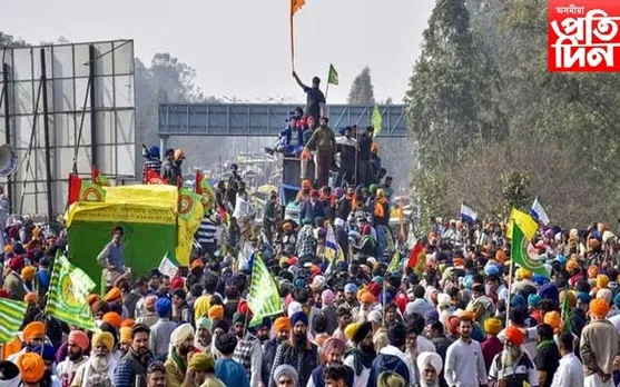 কৃষকৰ মৃত্যুঃ দুদিনৰ বাবে স্থগিত 'দিল্লী চলো' যাত্ৰা, প্ৰতিবাদকাৰীয়ে পালন কৰিব ক'লা দিৱস