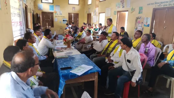 জাজৰিত নগাঁও জিলা কোচ ৰাজবংশী সন্মিলনীৰ সভা...


